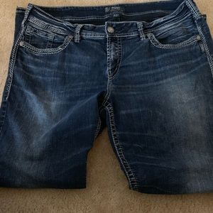 Silver Sukiyaki Boor Cut jeans size 18